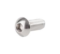 CVAADV M2 .5 M3 M4 M5 M6 M8 M10 M12 304 A2-70 Stainless Steel Hexagon Hex Socket Head Button Allen Bolt Screw(8mm,M2.5 200pcs)
