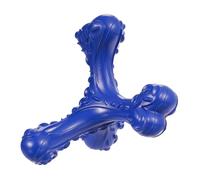 CVALIN Dog Chew Toys for Aggressive Chewers Large Breed,Indestructible Bones Toy，Durable Cleaning Toothbrush Natural Rubber Dog Toys