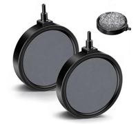 CVASNF 2 Pcs Aquarium Air Stone, 10cm Round Air Stones for Fish Tanks