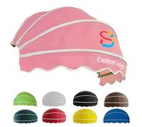 CVBN Personalised Collapsible Hemispherical Door Canopy with logo Text Name Custom Dome Outdoor Window Awning Arc Patio Shop Porch Shelter Customised Rain Snow Protection with Fittings,130cm