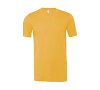 CVC Mélange T-Shirt Bella + Canvas Jaune XS