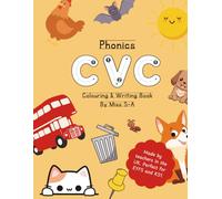 CVC Phonics Book (Phase 2): Phase 2 Sounds with Three-Letter CVC Words for Early Readers (Phonics Writing Books EYFS UK)