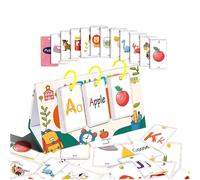 Cvc Word Builder Cards, Natural Learning Reading Flashcards Montessori Word Building Desktop Pocket Chart Tent Flash Cards Kit With 129 Cards For Reading And Spelling Phonics Learning (Letter)