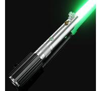 CVCBSER Upgrade APP Control Dueling Lightsaber, 16 Sets Sound Effects 3 Light Effects and Infinite Colors Change, Motion Control Premium Metal Light Sabers for Adults Kids (RGB 16 Sound Fonts-AK)