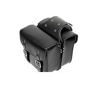 CVCMGDGNEA Motorcycle Bag Leather Saddle Luggage Left+Right Side Tool Repair Tool Placement