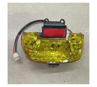 CVCMGDGNEA Tail Light For Dio50 For AF27 For AF28 Motorcycle Scooter Rear Taillight Assembly Kit Stoplight Cornering Lamp Brake Bright Lamp(Yellow)