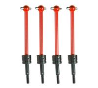 cvd drive shaft rc car For Tamiya For TT02B DT03 4pcs Metal Universal Drive Shaft CVD Driveshaft 64mm rc Car Upgrade Parts Accessories(Red)