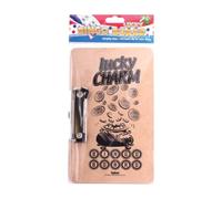 CVDIRECT Bingo Board with Side Clip, Lucky Charm - Lightweight & Durable Bingo Game Accessory (Pack of 12)
