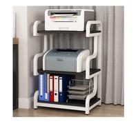 CVdrtyED Desktop Printer Stand Floor-standing Printer Stand 3-layer Corner Fax Machine Scanner Shelf Office Copier Bracket For Fax Machine(C)