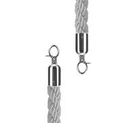 CVERTHAF Grand Openings Barrier Posts Line VIP Stanchions Hemp Rope Braided Cord for Post Wall Counter Hanging (Grey 180cm/6ft)