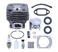 CVFDCCD Fit for H-u-s-q-v-a-r-n-a 272 272XP 268 Fuel Filter Line Oil Seal Gasket Decompression Valve Spark Plug Chainsaw 52mm Cylinder Piston Kit