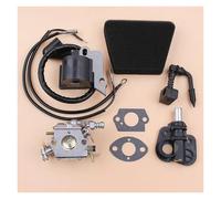 CVFDCCD Fit for Partner 350 351 370 371 390 420 McCulloch Mac 335 435 436 440 441 Chainsaw Parts Carburetor Ignition Coil Oil Pump Kit