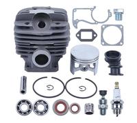 CVFDCCD Fit for S-t-i-h-l 034 036 Ms360 Ms340 Ms 340 360 Chainsaw Engine Motor Parts 48mm Cylinder Piston Oil Seal Spark Plug Gasket Kit