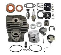 CVFDCCD Fit for S-t-i-h-l MS261 MS 261 MS261C Chainsaw Replacement 1141 020 1200 Oil Seal Gas Cap 44.7mm Cylinder Piston Carb Kit