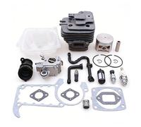 CVFDCCD Fit for S-t-i-h-l MS361 MS 361 Air Fuel Oil Filter Line Intake Manifold Gasket Decompression Valve 49mm Cylinder Piston Carburetor Kit