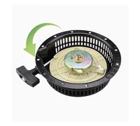 CVFDCCD Fit for YANMAR KIPOR Kama &More 5KW Recoil Starter Assembly W/Rope Handle 714660-76821 714650-76821 L100 Diesel Pull Start(Type A CW Style)