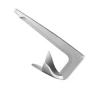 CVFRDD 22 LBS / 10 KG Bruce-Style Claw Anchor Suitable for 26-33 FT Ships Galvanized Steel Boat Delta Anchor With Strong Grip