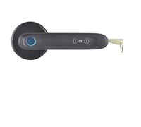 CVFRDD Smart Door Knob, Intelligent Lock Door Electronic Fingerprint Tuya Automatic Deabolt IC Card Gate Biometric Waterproof Wireless Anti-theft Keyless Entry Door Handle