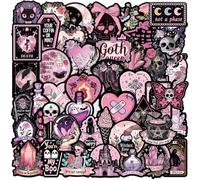 CVFRTT 100 Graffiti Cartoon Stickers - Gothic Style Waterproof Self-Adhesive Decoration for Guitar, Notebook, DIY Projects