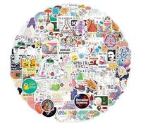 CVFRTT 100 Science Laboratory Stickers, Personalized Graffiti Stickers, Diy Notebook Cup Desktop Decoration, Science Sticker Decoration