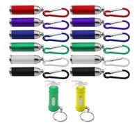 CVFRTT 12 Pieces Of Mini Retractable Flashlights And 2 Pieces Of Flashlight Keychains, Portable Flashlights, Suitable For Camping, Mountain Climbing, Hiking