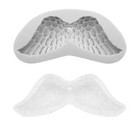 CVFRTT 2 Pieces Angel Wings Molds, Silicone, Single-piece Construction, DIY Craft Decoration Props