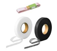 CVFRTT 2 Pieces Of Ironing Tape And 1 Measuring Tape, Measuring Tool, Double-Sided Adhesive Tape, Garment Accessories, Hot Melt Tape, Fabric Repair Tape