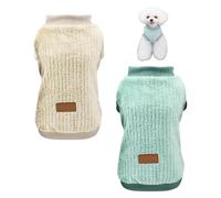 CVFRTT 2 Pieces Of Pet Vests, Pet Decorative Clothing, Pet Warm Clothes, Cute Pet Clothes, Pet Supplies