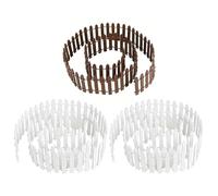 CVFRTT 3 Pieces Of Model Fence, Mini Ornaments, Landscape Ornaments, Landscaping Accessories, Dollhouse Decoration Supplies