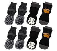 CVFRTT 8-Piece Dog Boots, Waterproof, Non-Slip, Paw Bandage Covers, Small/Medium, Protect Paws, Provide Traction, Prevent Scratching, Aid Recovery
