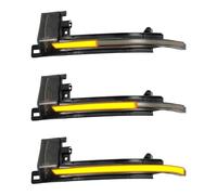 Cvgffs Dynamic Side Indicator For A4 For A5 B8 For A3 8P For Q3 For A6 C6 4F S6 SQ3 D3 8K 2-piece Set Of Dynamic Turn Signal Rearview Mirror Lights Suitable(Yellow)