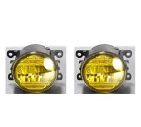 Cvgffs Fog lamp assembly For Suzuki For Jimny FJ 1998-2014 30W H11 Fog Daytime Running Lamp DRL 2 Pieces Car Front LED Fog Light Assembly(JZ Lemon Yellow)