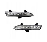 Cvgffs Fog Light Assembly For Clio IV 4 2016-2019 Front Bumper Lights Fog Lights Daytime Running Lights Driving Lights 266051034R 266007864R Car Front Fog Light(Right)