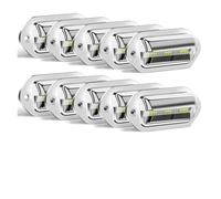 Cvgffs License Number Plate Light LED 2/10pcs Car License Plate Lights 6 LED Universal Bus Motorcycle Truck License Plate Light Safety Driving Lamp Door Light 12V 24V