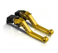 Cvgffs Motorcycle Brake Clutch Lever for Triumph for Bonneville/SE/T100/Black 2006-2015 Motorcycle Adjustable Brake Clutch Lever Brake Handle Motorcycle Clutch Brake(Golden)