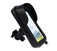 Cvgffs Motorcycle GPS Navigation Bracket 360° Rotatable Bike Phone Holder Bag Waterproof Motorcycle Bag Pouch Touch Screen Phone Mount Bicycle Phone Holder(Handlebar model A)