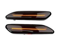 Cvgffs Side Mirror Indicator Light For MINI R60 For COUNTRYMAN R61 For PACEMAN 2pcs Flowing Water Blinker LED Dynamic Turn Signal Light Side Marker Flashing Indicator Dynamic Indicators(Black)