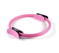 CVJdfhRE 2Pcs Yoga Ring Kit Professional Pilates Muscle Exercise Magic Circle Wrap Slimming Body Building Fitness Accessories(1PCS Circle Pink)