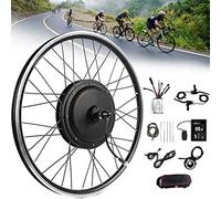 CVJdfhRE conversion kit， E bike kit,20 "/24"/26 "/27.5"/28 "/29"/700c E-Bike Front Wheel Conversion Kit Electric Bicycle Ebike Pedelec,48