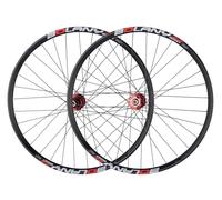CVJdfhRE Disc Brake Version 4 Peeling Thru-Axle Wheel Set Suitable for High-Intensity Riding/108 Rings/4 Bearings at the Front and 2 at the Rear(A,29in)