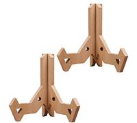 CVJdfhRE display stand， Display stand 2 Beech Snd,Solid wood Photo Holder for Home oration(6inch)