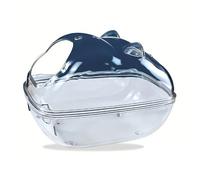 CVJdfhRE hamster toys， Hamster Toy Bathroom Toilet Transparent Mouse Gerbille Pet Cage Box Bath Sand Room House 1Pcs M(L)