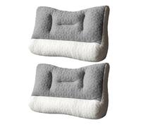 CVJdfhRE pillows， Orthopedic Sleep Apnea Pillow for Deep Ergonomic Cervical Support for Better Quality(Blanc,1 pièce)