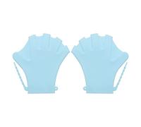 CVJdfhRE wetsuit gloves， 1 Pair Swimming Gloves Webbed Fitness Water Resistance Training Silicon Diving Glove Swim Mittens(Blu)
