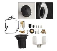 CVK 24 Carburettor Repair Kit for Acceleration Pump Models, Membrane Piston Set with Brass Jet Needle, Nozzle and Plastic Actuator Assembly Spare Parts