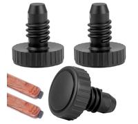 CVMGO Set of 3 Snooker Cue Butt Protectors, Cue Bottom Cover Pool Rubber Bumper Lightweight Shock Absorbing Caps Compatible with John Parris Peradon Britannia Master Woods Powerglide Accessories