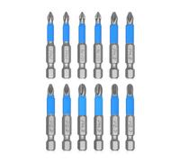 CVNIMV 12pcs Magnetic Screwdriver Bit Set S2Steel Magnetic Anti Slip Screwdriver Bits Set PH1 PH2 PH3 PZ1 PZ2 PZ3
