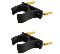 CVNRCLP 4-Pack Universal Vertical Baseball & Softball Bat Wall Mount Rack Holder - Securely Display & Store 2 Bats - Easy Installation for Home or Garage