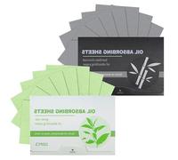 CVNRCLP 800 Pack Premium Bamboo Charcoal & Green Tea Oil Absorbing Blotting Sheets for Oily Skin - Perfect for Face Care and Makeup Application