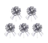 CVNRCLP Large Pull Bows Wrapping Pull Bow Ribbon，Silver Gift Wrap Bows for Gift Wrapping Baskets Wedding or Flower Decorations, Valentine's Day Birthday Decorations